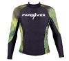 Футболка лайкра FanDiver длинный рукав (Мужской; L; galaxy green)